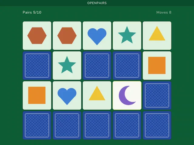 openpairs screenshot